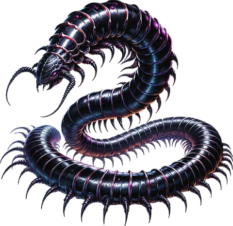 Abyssal Eel, a serpent of the Drowned Realm.