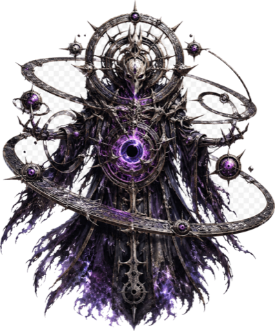 Astral Sentinel, a construct of the Iron Blight.