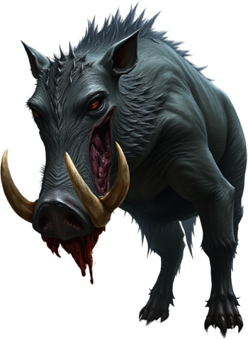 Blight Sow, a beast of the Plague Field.