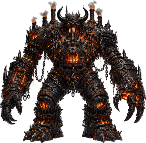 Forge Colossus, a flame of the Iron Blight.
