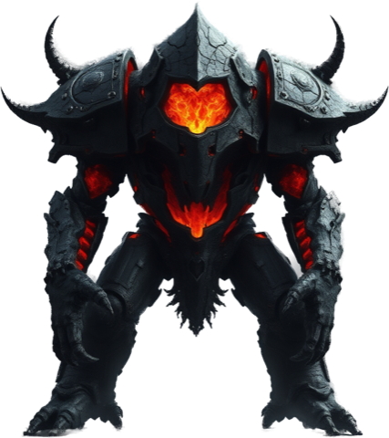 Foundry Colossus, a flame of the Iron Blight.
