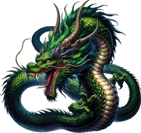 Jade Wyrm, a serpent of the Haunted Grove.