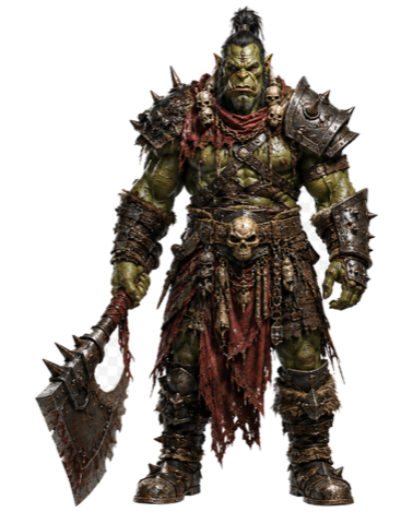 Leader Orc, a brute of the Iron Blight.