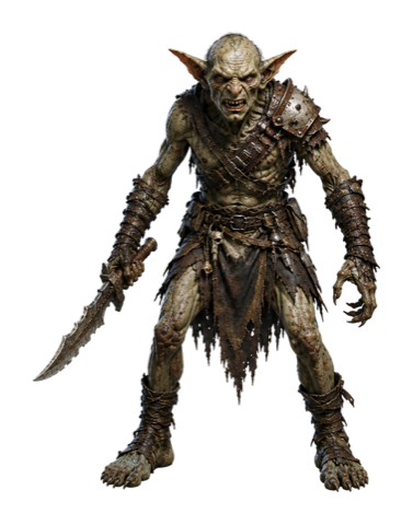 Medium Goblin, a beast of the Haunted Grove.