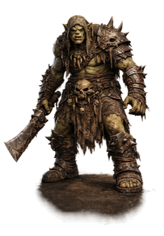 Medium Orc, a brute of the Iron Blight.