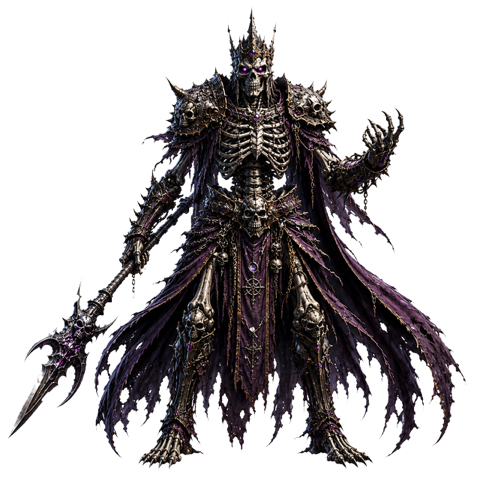 Medium Skeleton, a undead of the Necropolis.