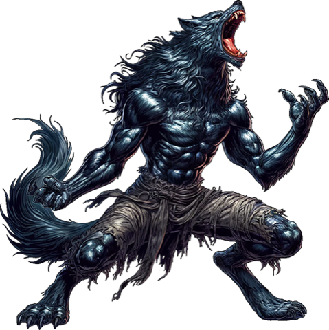 Shadowfang Beast, a beast of the Haunted Grove.