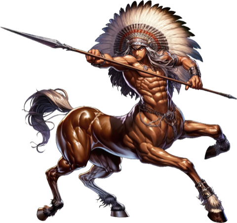 Skeletal Centaur, a undead of the Necropolis.