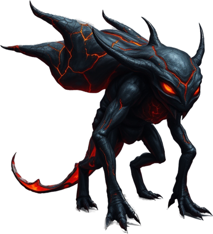 Slag Imp, a flame of the Iron Blight.