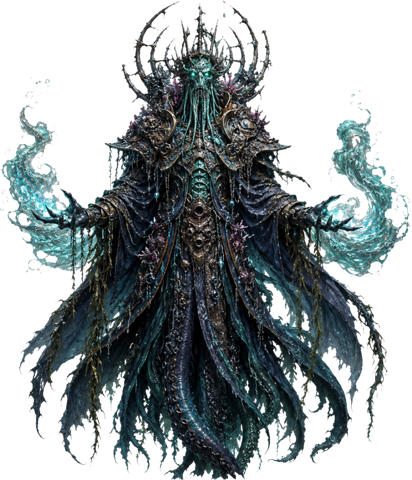 Tide Sovereign, a caster of the Drowned Realm.