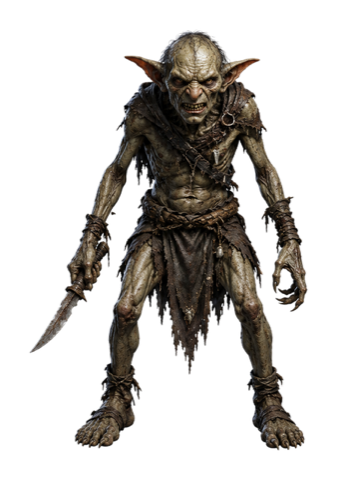 Weak Goblin, a beast of the Haunted Grove.